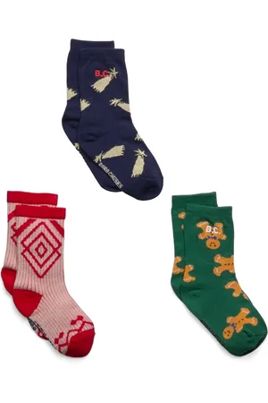 Bobo Choses Fun Long Socks Pack X 3 Green