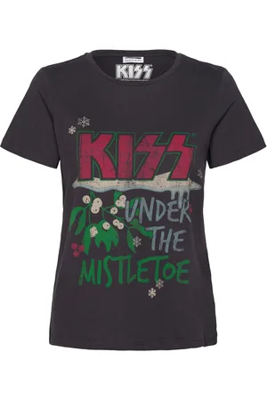 Noisy May Nmnate Kiss Christmas T-Shirt Jrs Fwd Black