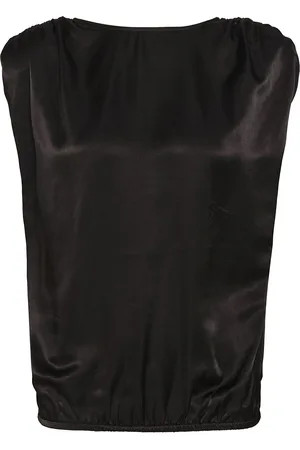 My Essential Wardrobe Estellemw Wrap Top Black
