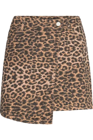 LMTD Nlfleo Twi Wrap Skirt Brown