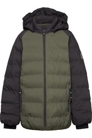 Color Kids Ski Jacket - Quilt - Contrast Green