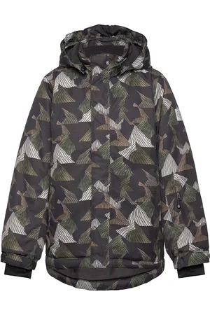 Color Kids Ski Jacket - Aop Green