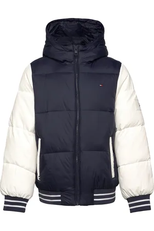 Tommy Hilfiger Colorblock Puffer Jacket Blue