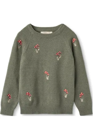 Fliink Benna Mushroom Pullover Green