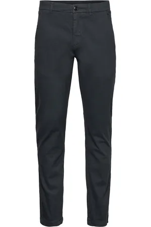 Lindbergh Brushed Chino Pants Black
