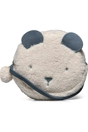 MANGO Teddy Bear Shearling-Effect Bag Beige