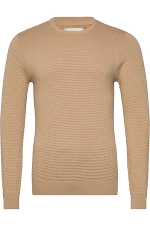 Blend Bhredhill Crew Neck Knit Noos Beige