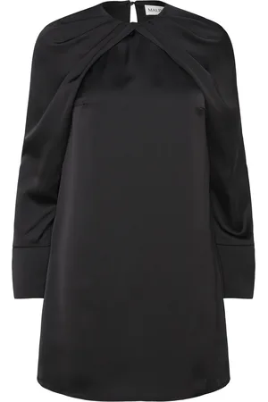 By Malina Evie Straight Fit Mini Dress Black