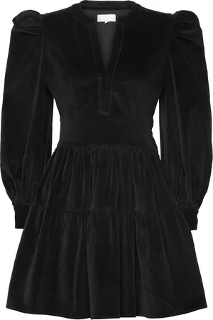 Creative Collective Isabella Corduroy Dress Black
