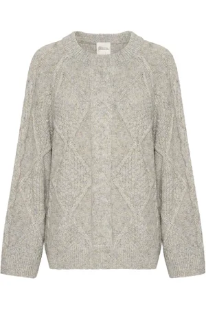 My Essential Wardrobe Veramw Knit Pullover Grey
