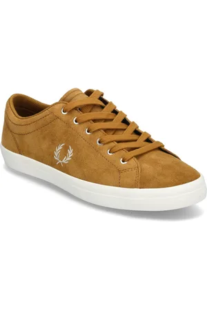 Fred Perry Baseline Suede Brown