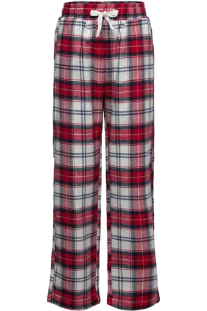 Lindex Trousers Pyjamas Flannel Red
