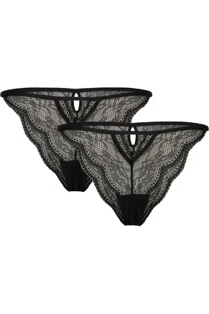 Hunkemöller Isabelle Tanga R Brazilian 2P Black