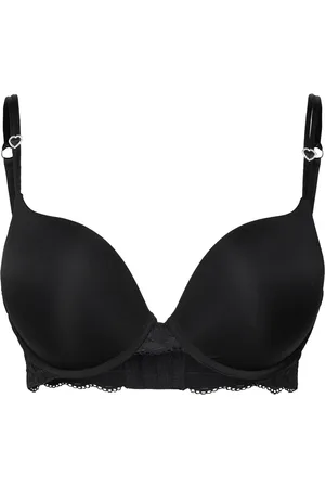 Lindex Bra Malva Iris Heart Strap Cl Black