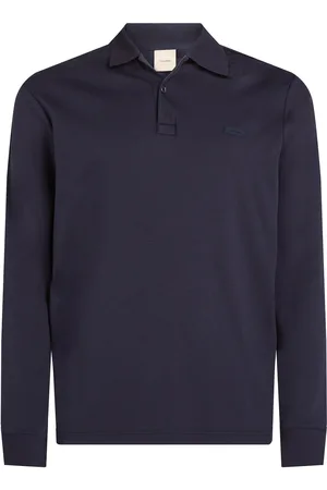 Calvin Klein Liquid Touch Slim Ls Polo Navy