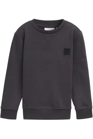TOM TAILOR Badge Sweatshirt Grey