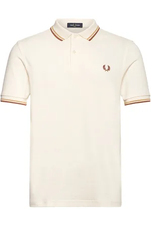 Fred Perry Twin Tipped Fp Shirt Cream