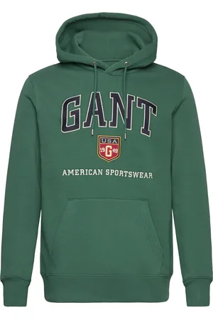 GANT Graphic Hoodie Green