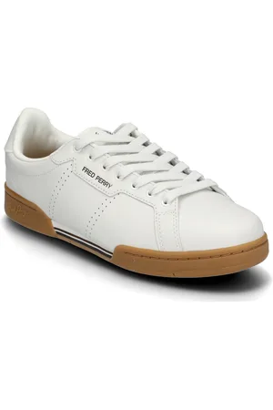Fred Perry B722 Lthr / Branded White