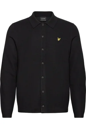 Lyle & Scott Double Knit Shirt Black