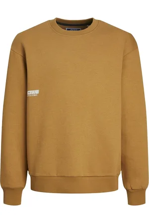 JACK & JONES Jorcollect Edt Loose Sweat Crew Jnr Jack & J S Brown