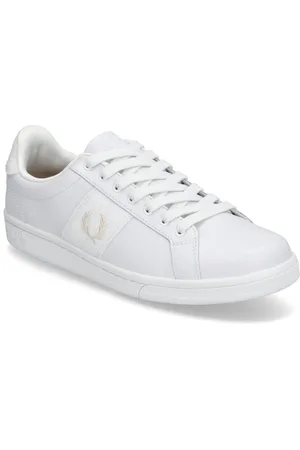 Fred Perry B721 Lthr/Towelling White