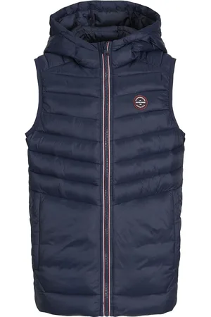JACK & JONES Jjesprint Puffer Bodywarmer Hood Jnr Jack & J S Navy
