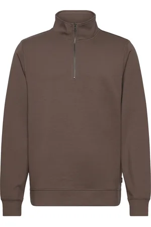 Casual Friday Cfsebastian 0096 Halfzip Sweat Brown
