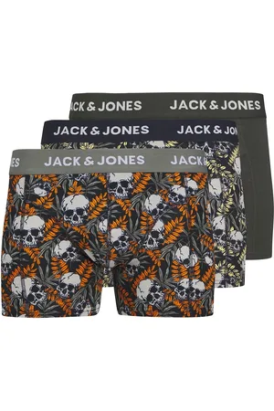 JACK & JONES Jachugo Skulls Trunks 3 Pack Sn Jnr Jack & J S Grey