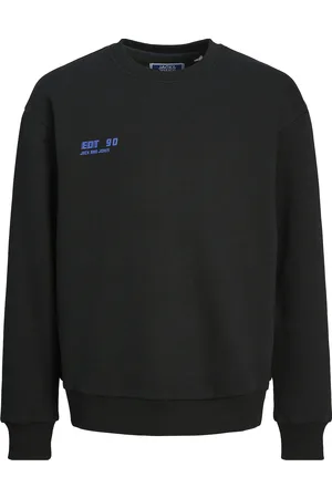 JACK & JONES Jorcollect Edt Loose Sweat Crew Jnr Jack & J S Black