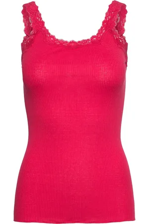 Rosemunde Rwbabette Sl Deep Back Lace Top Red