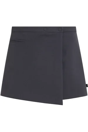 Calvin Klein Wrap Skirt Navy