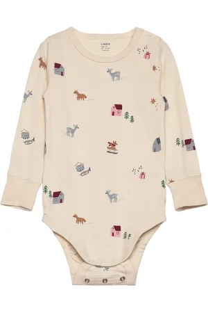 Lindex Body Christmas Houses Beige