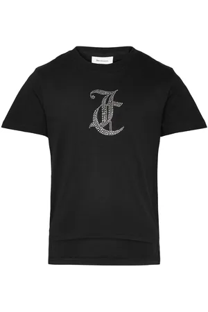 Juicy Couture Tonal Diamante Tee Black