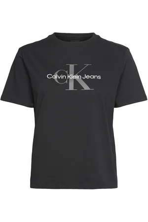 Calvin Klein Ss Monologo Crewneck Tee Black