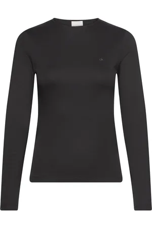 Calvin Klein Liquid Touch C-Nk Top Ls Black