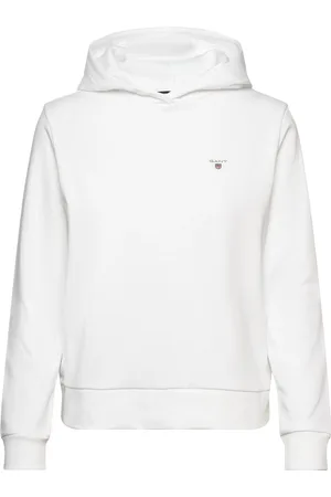 GANT Reg Hoodie White
