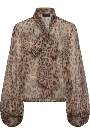Bardot Solace Tie Front Blouse Beige