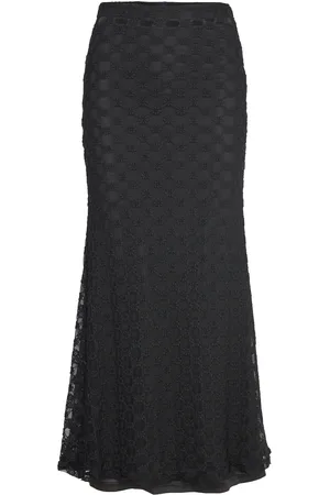 Bardot Adoni Mid Rise Maxi Skirt Black