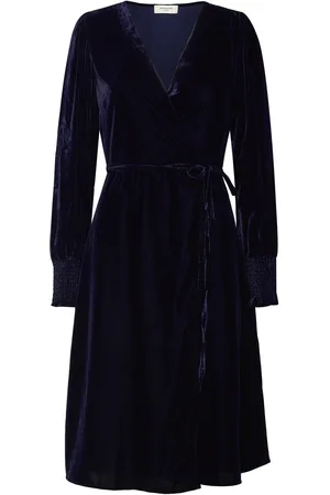 Rosemunde Aomi Wrap Dress Navy