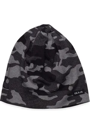 Bula Camo Printed Wool Beanie Grey