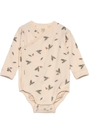 Lindex Body Wrap Aop Winter Beige