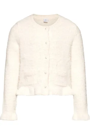 Lindex Cardigan Feather Yarn With Flo Cream