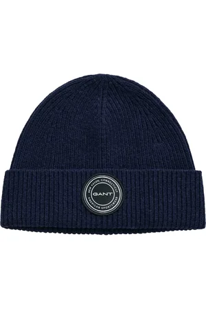 GANT Wool Knitted Beanie Navy