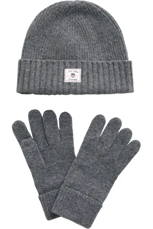 GANT Beanie Gloves Gift Set Grey
