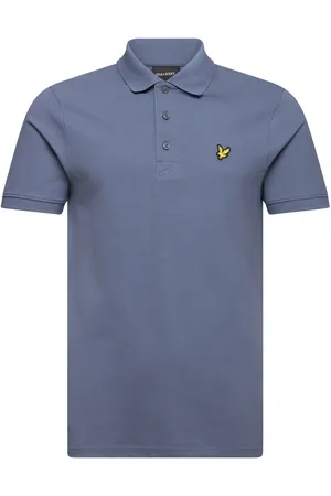 Lyle & Scott Plain Polo Shirt Blue