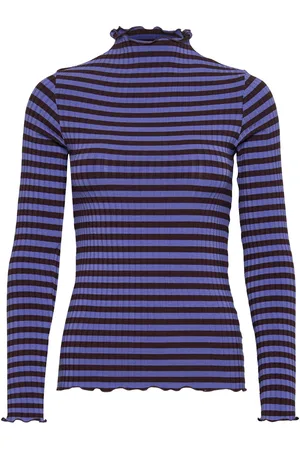 Mads Norgaard 5X5 Stripe Trutte Tee Ls Blue