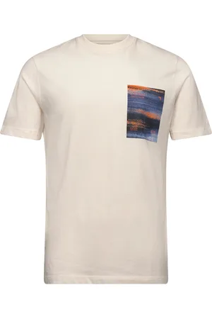 TOM TAILOR Photo Print T-Shirt Cream