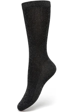 Swedish Stockings Magda Shimmery Socks Black