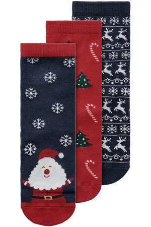 NAME IT Nmnrichristmas 3P Sock Red